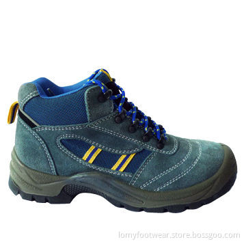 Safety Boots, Made of Suede Cow Leather and PU Sole, Measures 36 to 48# SB/S1/S1P/S3